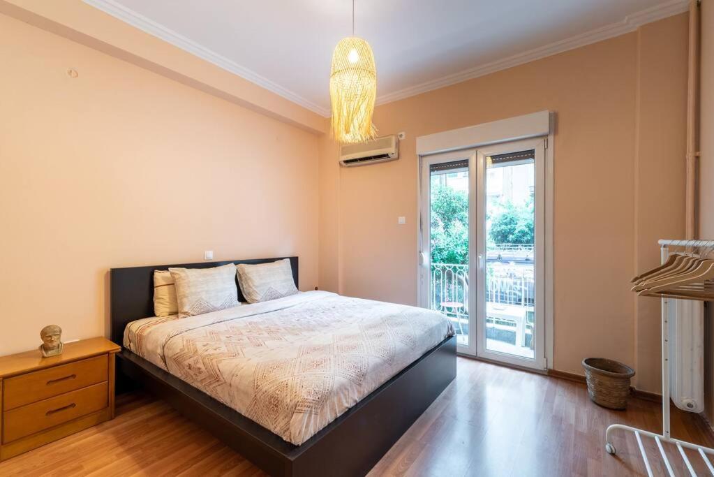 Modern African-Inspired Flat Lejlighed Athen Eksteriør billede